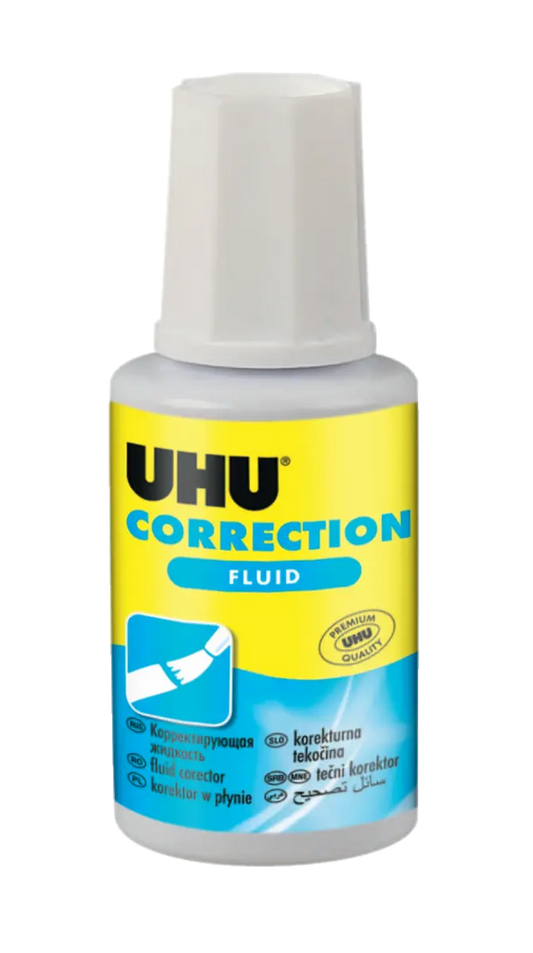 UHU Correction Fluid 20ml bottle