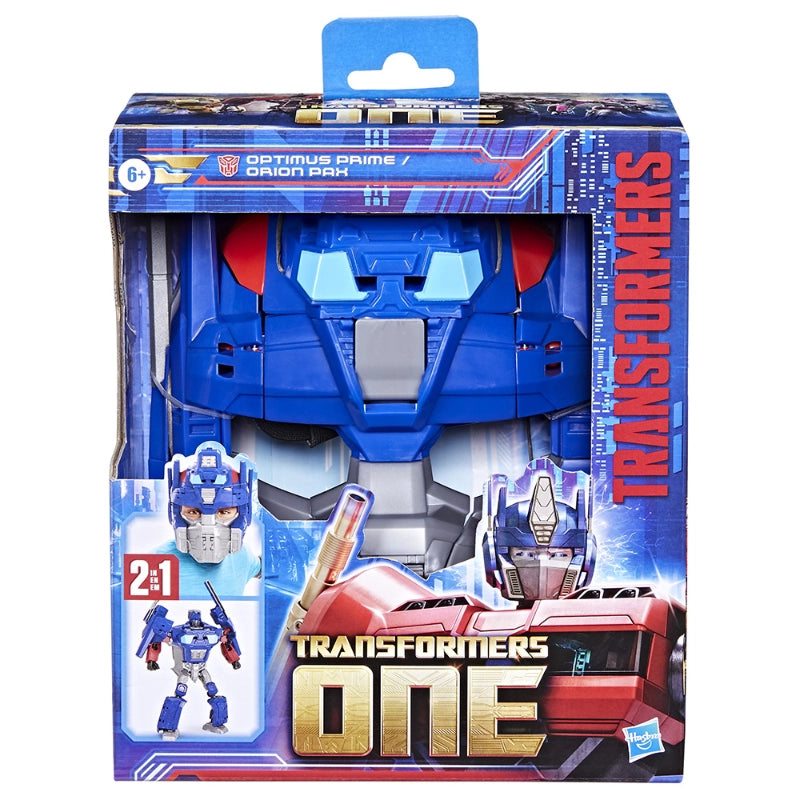 Transformers - One 2 in 1 Mask and Optimus Prime Action Figure | 6Y+ Transformers - One 2 in 1 Mask and Optimus Prime Action Figure | 6Y+