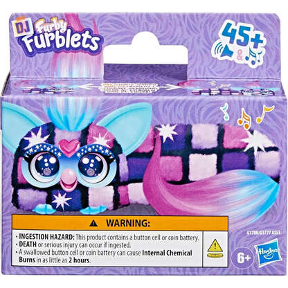 Furby - DJ Furblets Mini Electronic Plush Toy- Dis-Co-Dazz | 6Y+