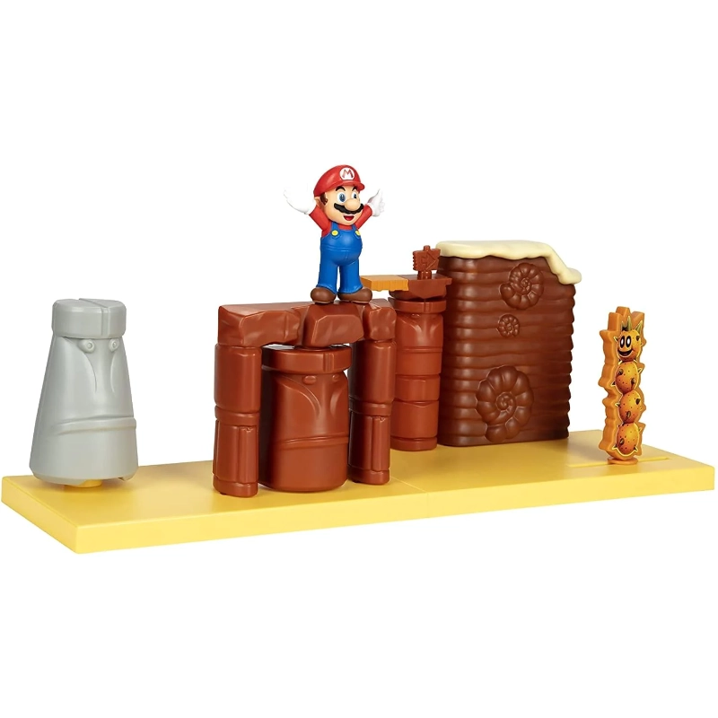 Nintendo - مجموعة لعب سوبر ماريو الصحراوية مقاس 2.5 بوصة | 3 سنوات فما فوق Nintendo - مجموعة لعب سوبر ماريو الصحراوية مقاس 2.5 بوصة | 3 سنوات فما فوق