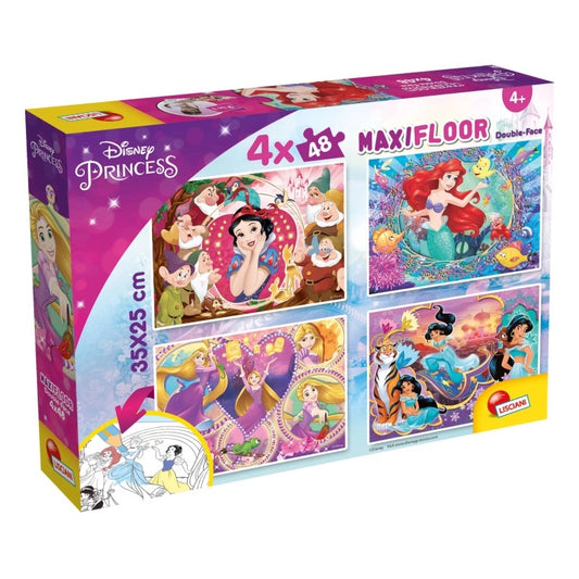 Disney Puzzle Maxifloor 4 X 48 Princess- 192 pcs 4Y+