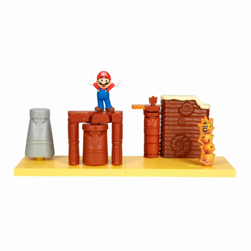 Nintendo - مجموعة لعب سوبر ماريو الصحراوية مقاس 2.5 بوصة | 3 سنوات فما فوق Nintendo - مجموعة لعب سوبر ماريو الصحراوية مقاس 2.5 بوصة | 3 سنوات فما فوق
