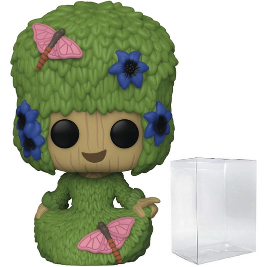 Funko - Pop! Marvel: I Am Groot- Groot (Marie Hair) (Exclusive) | 3Y+