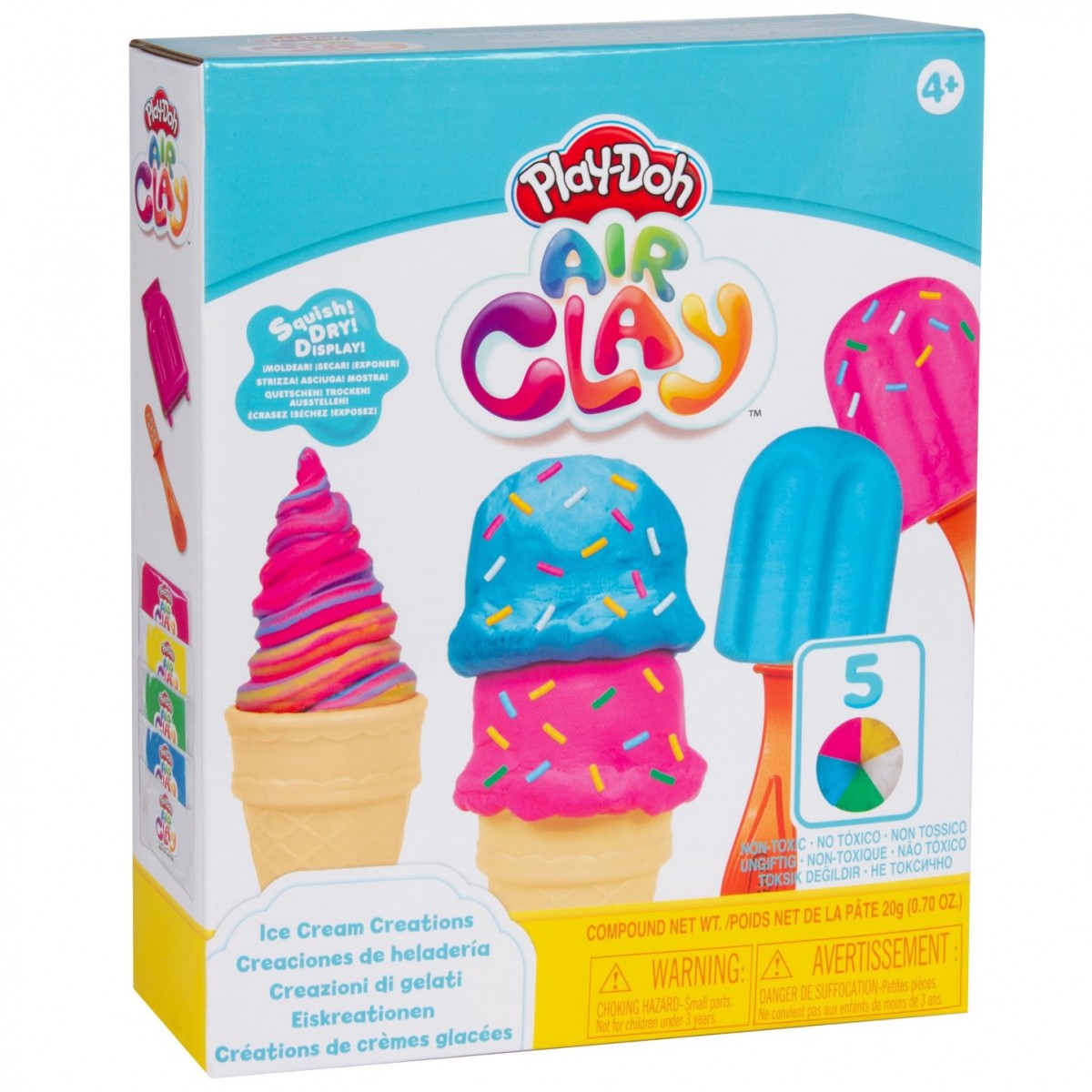 PlayDoh Air Clay Ice Cream Creations BambiniJO