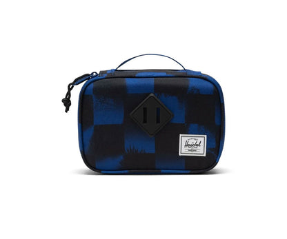 Herschel Heritage Pencil Case Stencil Checker Sodalite Blue 2L - front view