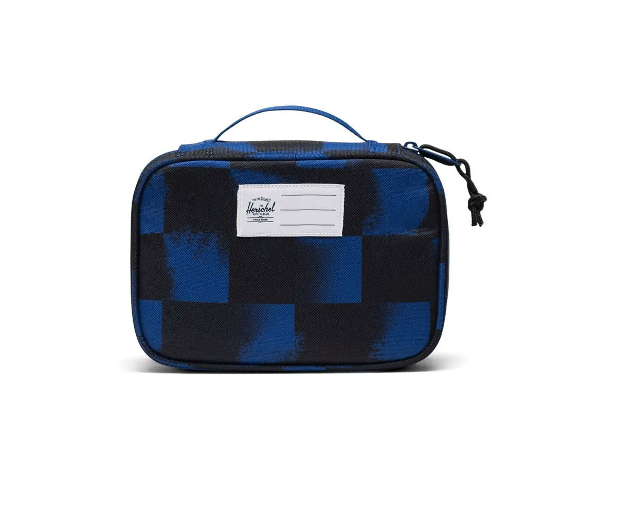 Herschel Heritage Pencil Case Stencil Checker Sodalite Blue 2L - detail view