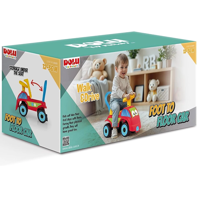 Dolu - Foot to Floor Car- Red | 36M+ Dolu - Foot to Floor Car- Red | 36M+