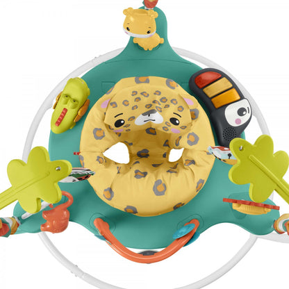 Fisher-Price - Leaping Leopard Jumperoo - Baby Activity Center