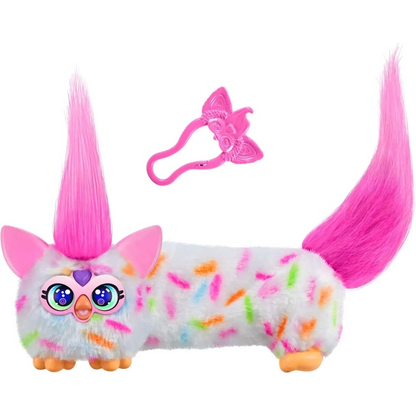 Furby - DJ Furblets Mini Electronic Plush Toy- Berry-Cup-Cake | 6Y+
