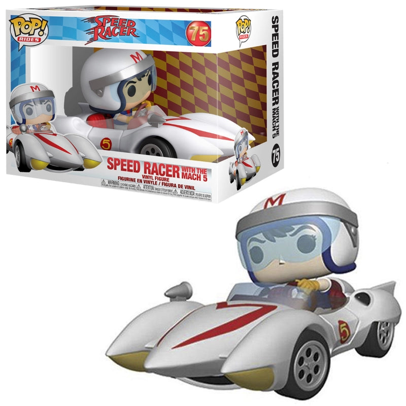 Funko - Pop Rides! الرسوم المتحركة: سبيد ريسر - سبيد مع ماش | 3 سنوات فما فوق Funko - Pop Rides! الرسوم المتحركة: سبيد ريسر - سبيد مع ماش | 3 سنوات فما فوق
