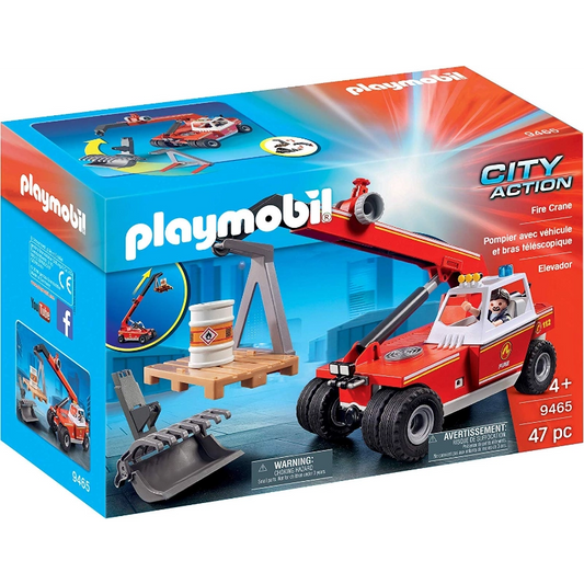 Playmobil - Fire Crane-47 Pcs | 4Y+