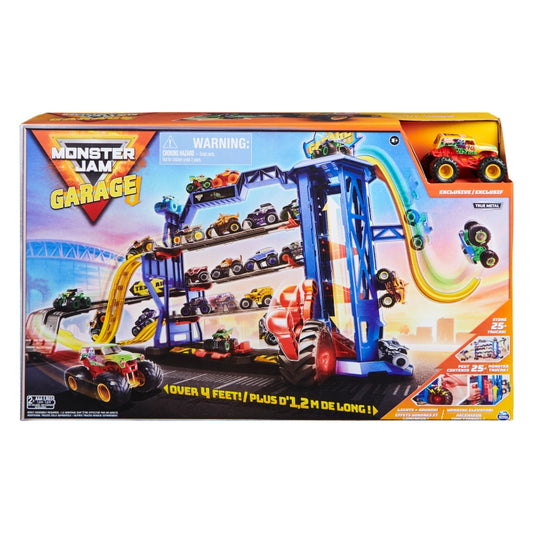 Monster Jam - 1:64 Monster Jam Garage Playset | 3Y+