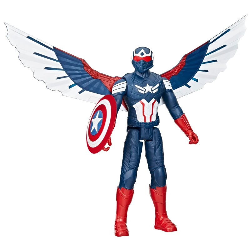 Marvel - Studios Captain America Brave New World, 12-Inch Deluxe Captain America Action Figure | 4Y+