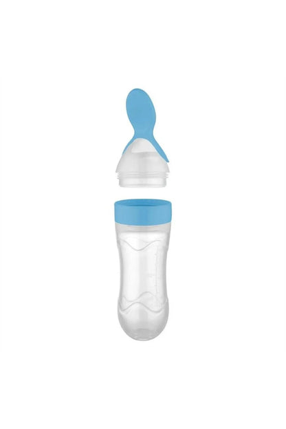 BabyJem Squeezing Feeding Bottle Blue