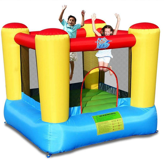 Happy Hop Airflow Bouncy Castle with Slide 9520 side view — BambiniJO Jordan