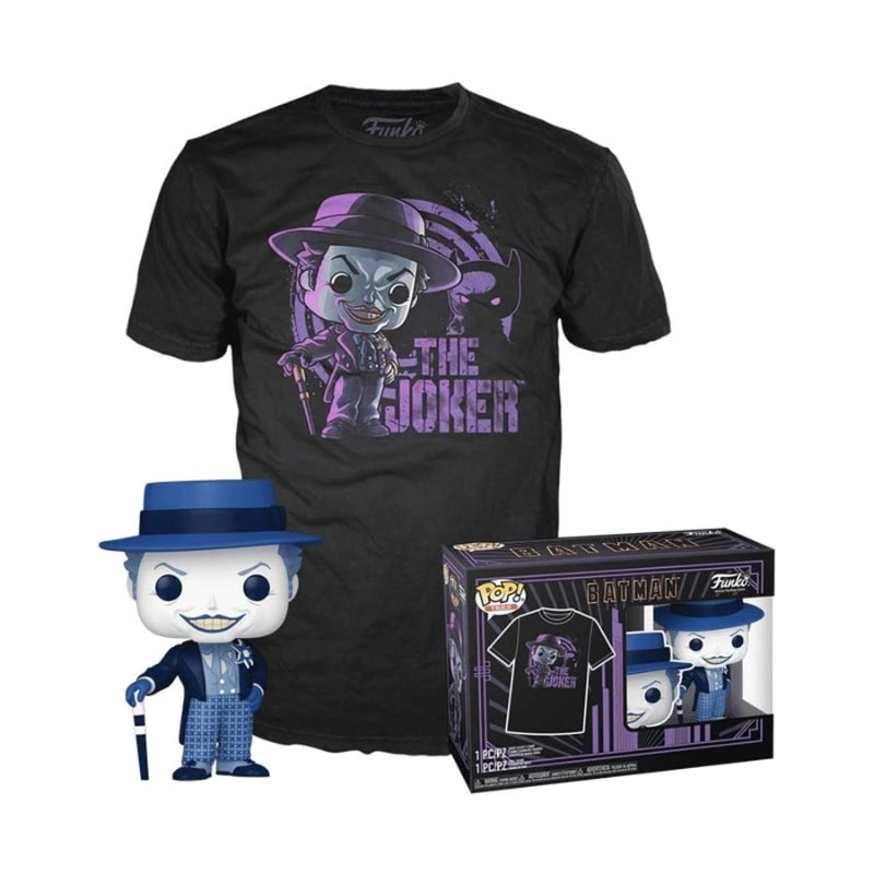 Funko - Pop & Tee! Heroes: Batman (1989)- The Joker (L) | 3Y+ Funko - Pop & Tee! Heroes: Batman (1989)- The Joker (L) | 3Y+