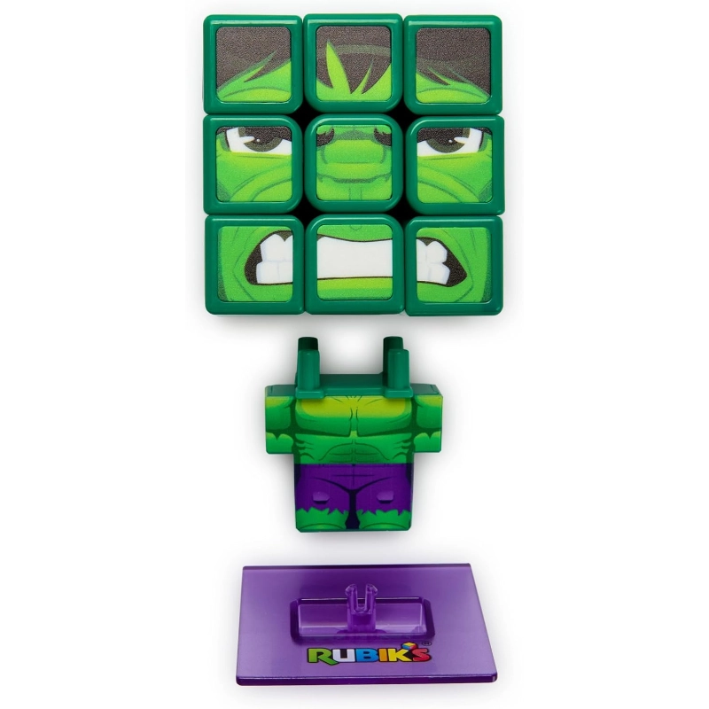 Spin Master Games - Rubik's Cubers Marvel Hulk | 8Y+