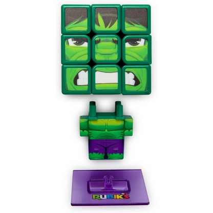 Spin Master Games - Rubik's Cubers Marvel Hulk | 8Y+
