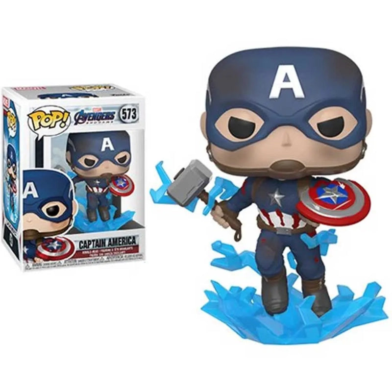 Funko - Pop! مارفل: المنتقمون: نهاية اللعبة - كابتن أمريكا مع درع مكسور | 3 سنوات فما فوق Funko - Pop! مارفل: المنتقمون: نهاية اللعبة - كابتن أمريكا مع درع مكسور | 3 سنوات فما فوق