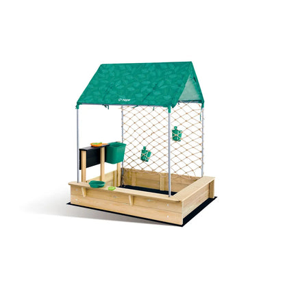 Hape Sandbox Cabana Kit - 4-in-1 outdoor sand and play set
