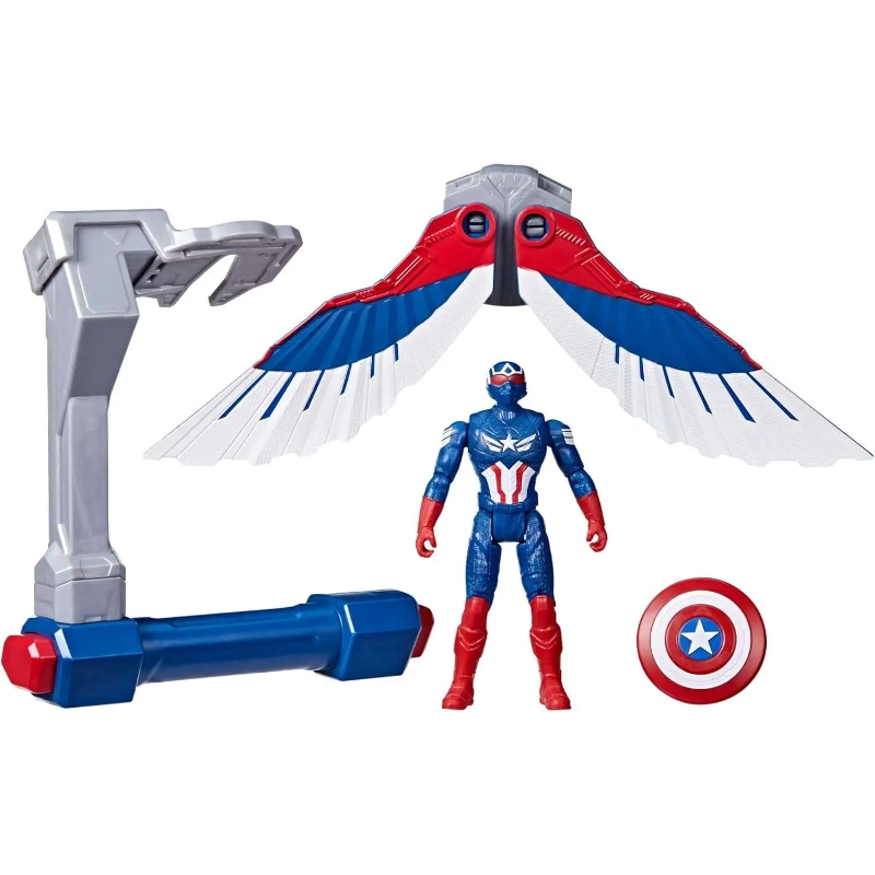 Marvel - Epic Hero Series Captain America: Brave New World Flight Control Figure 4-Inch | 4Y+