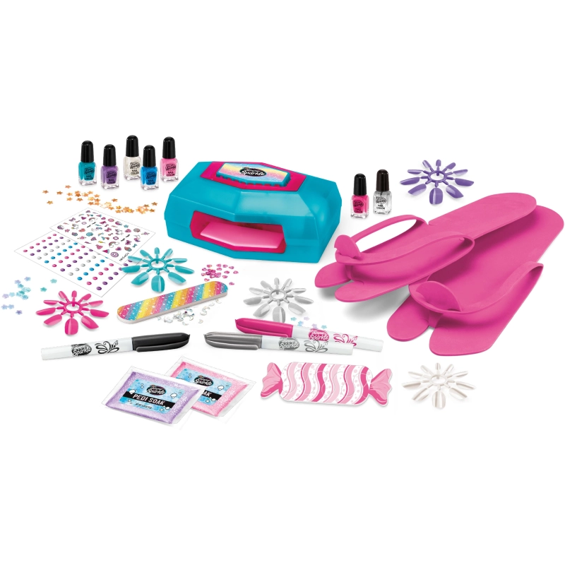 Cra-Z-Art - Shimmer 'n Sparkle Salon Style Deluxe Manicure & Pedicure Set | 8Y+