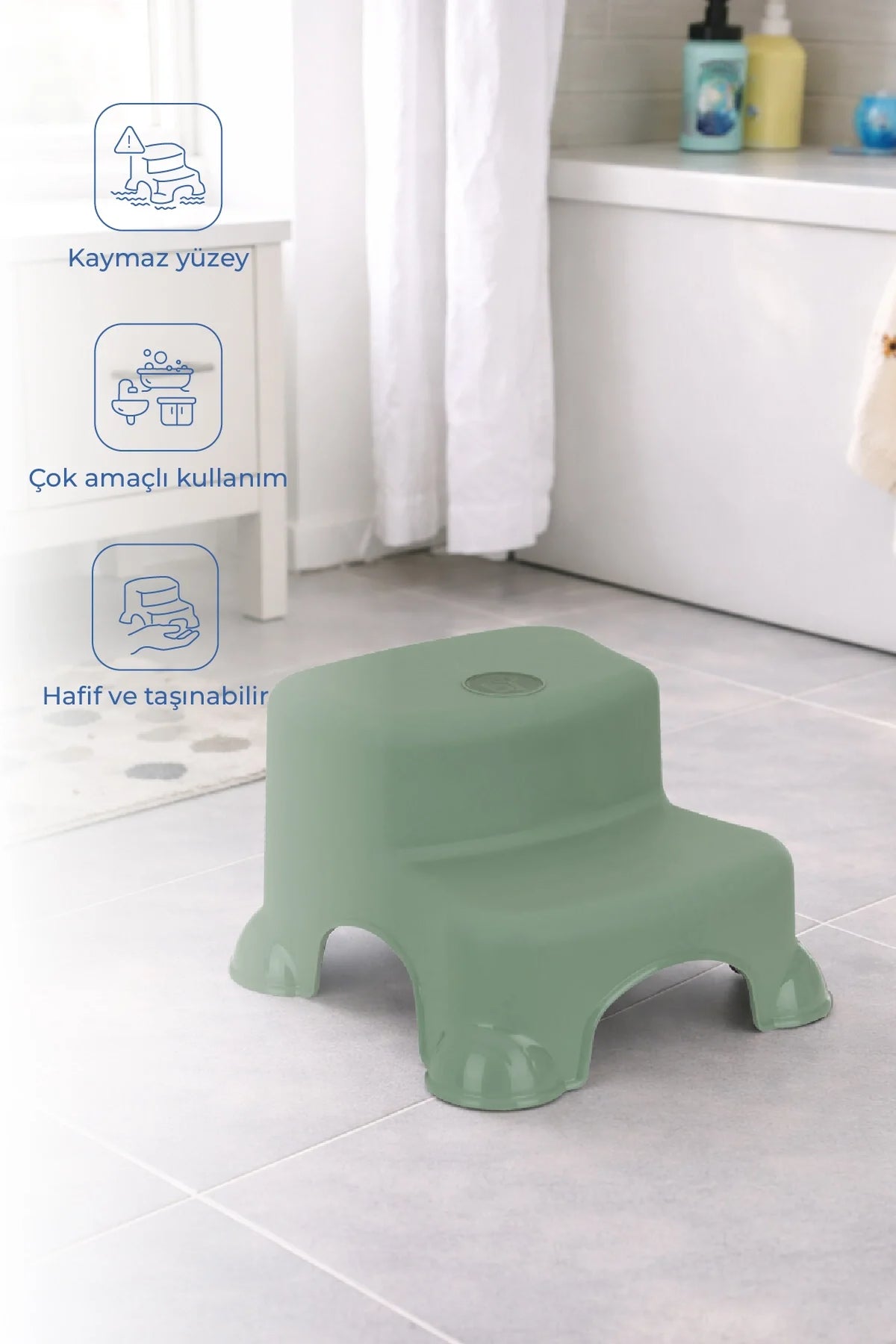 BabyJem Step Stool Soft Green