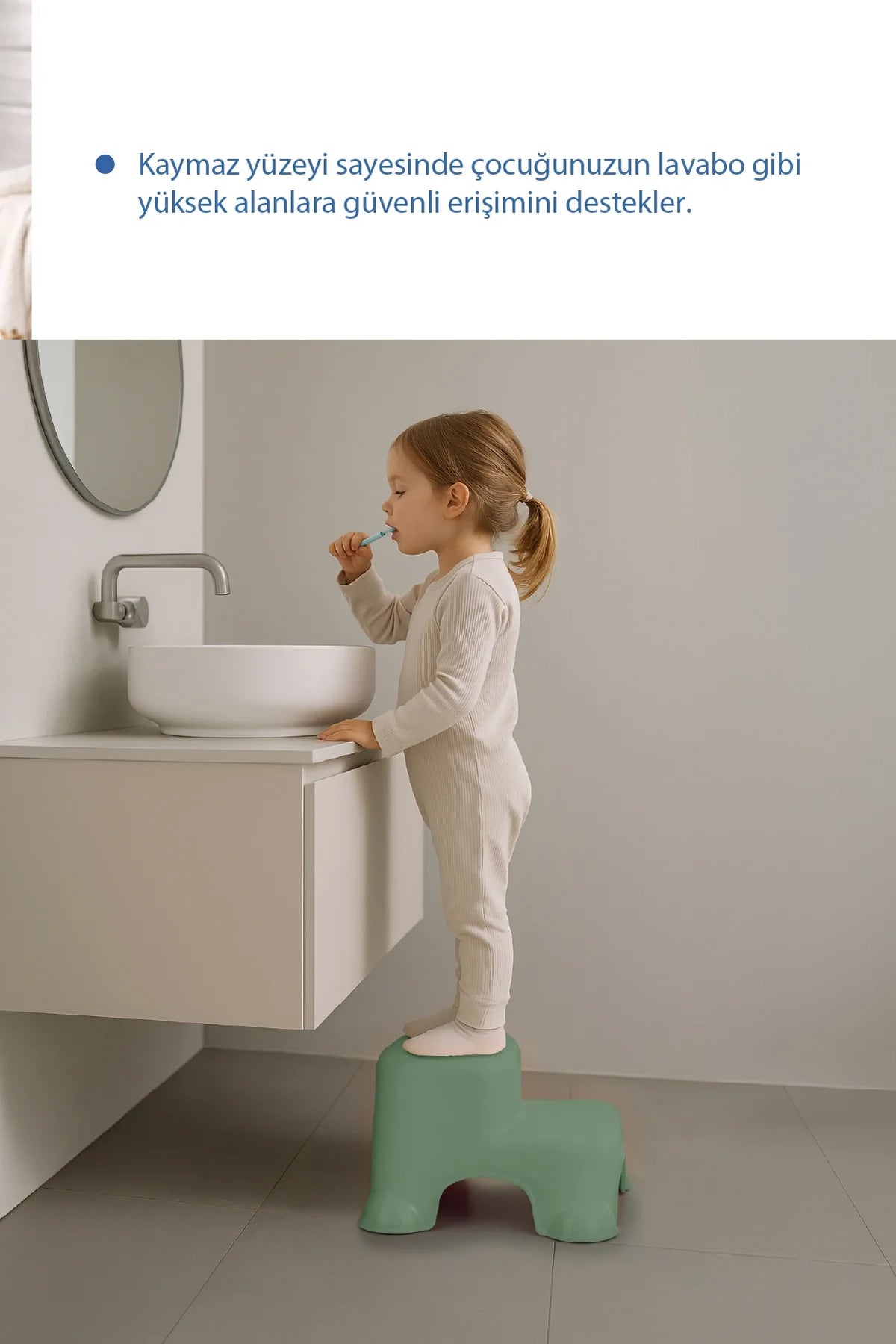 BabyJem Step Stool Soft Green