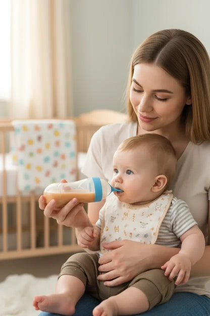 BabyJem Squeezing Feeding Bottle Blue