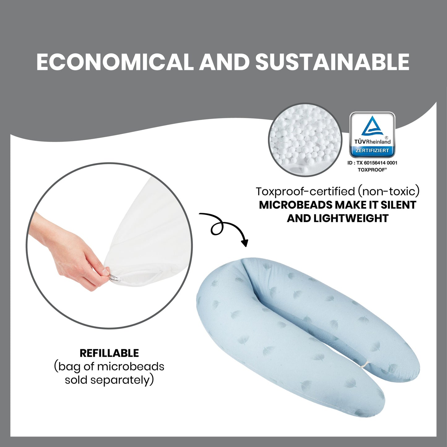 Babymoov  - B.Love Maternity Cushion Wind Blue