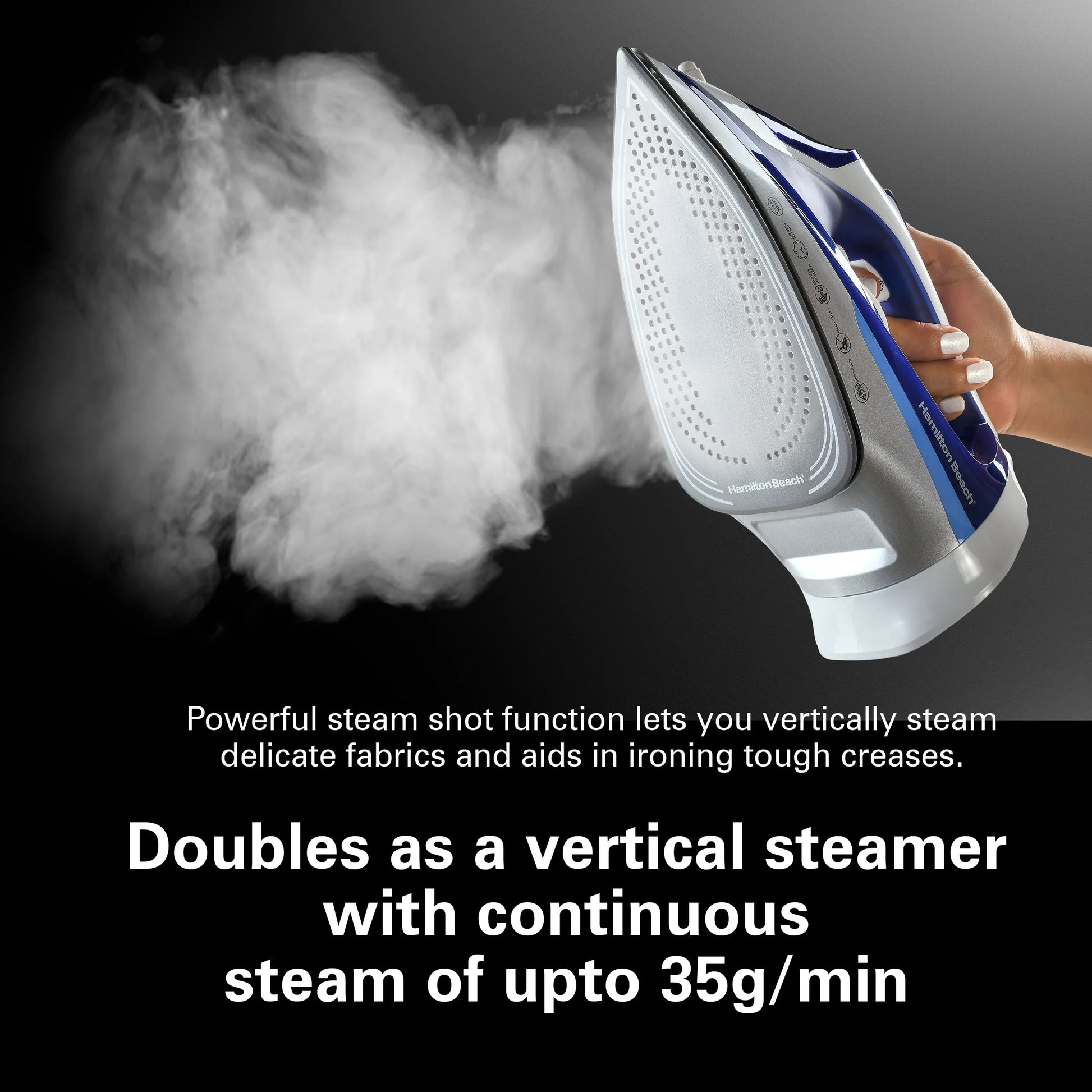 Hamilton Beach - Steam Iron Ceramic 2500W Hamilton Beach - Steam Iron Ceramic 2500W