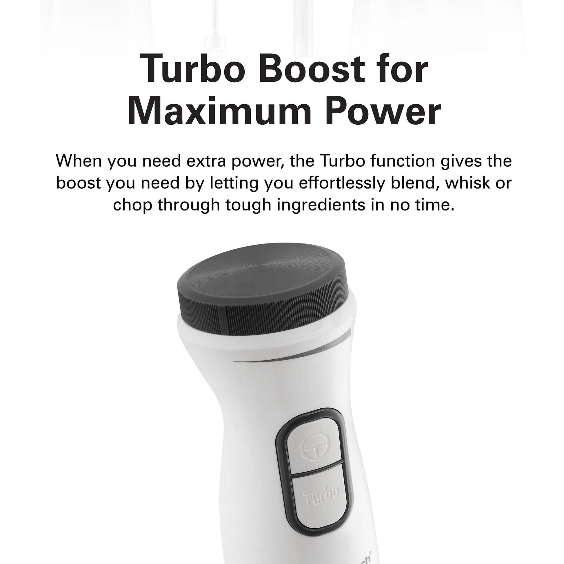 Hamilton Beach - Turbo Boost Hand Blender 600W Hamilton Beach - Turbo Boost Hand Blender 600W