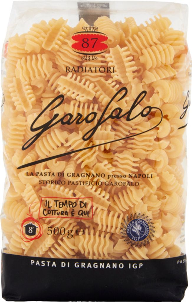 Garofalo Radiatori No. 87 pasta 500g pack