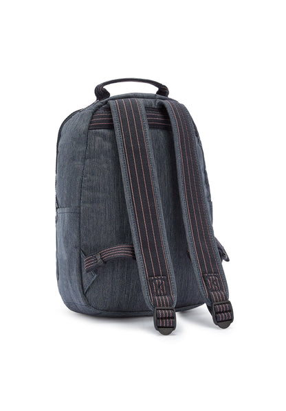 Kipling SEOUL S Active Denim backpack side view
