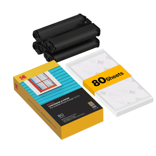 Kodak 4PASS 4x6 inch Cartridge & Paper 80 Sheets — BambiniJO Jordan