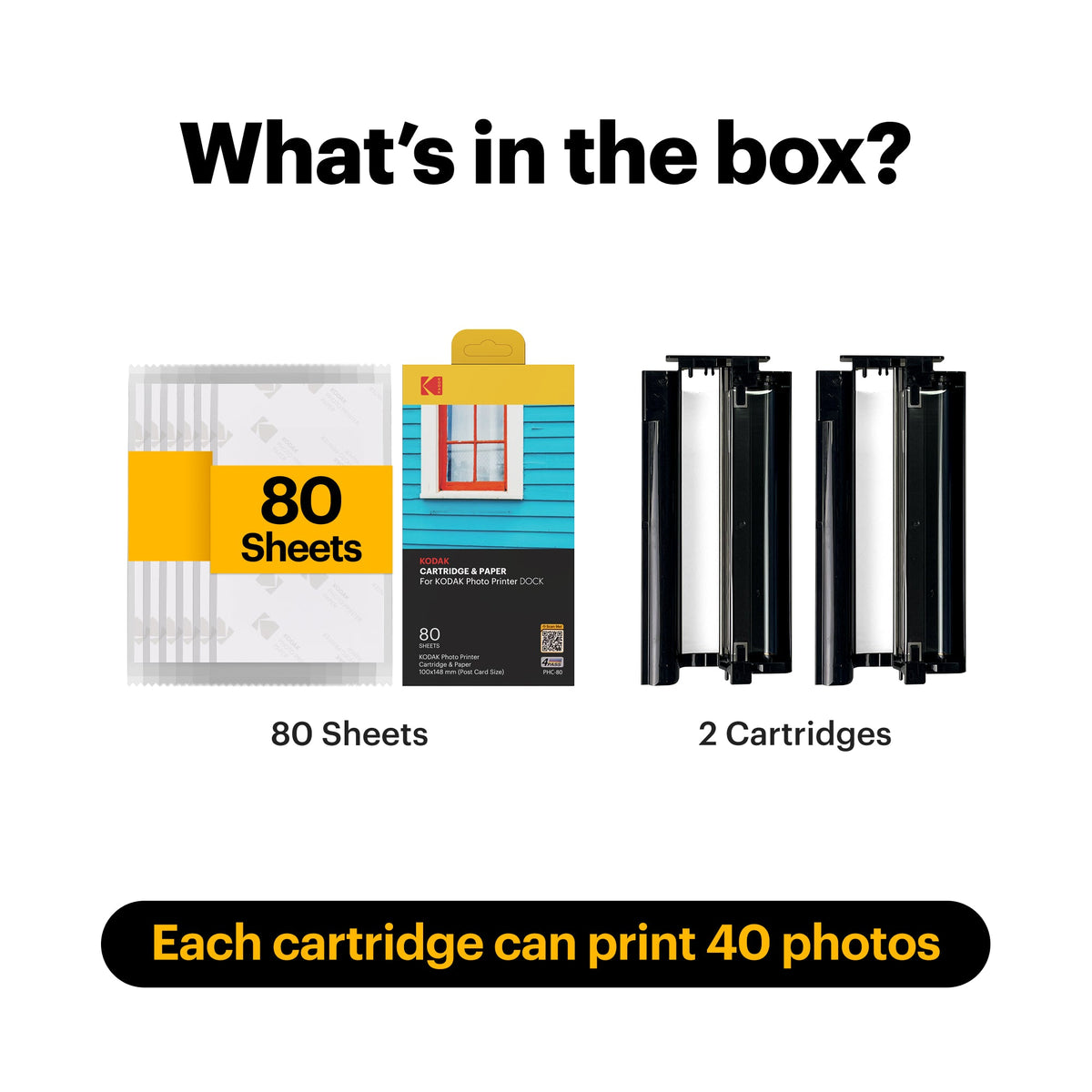 Kodak 4PASS 4x6 inch refill — BambiniJO Jordan