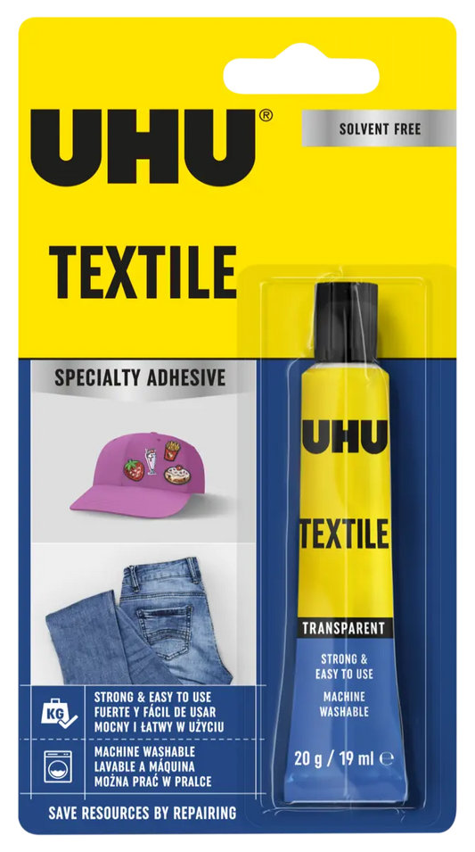 UHU Textile fabric glue 19ml