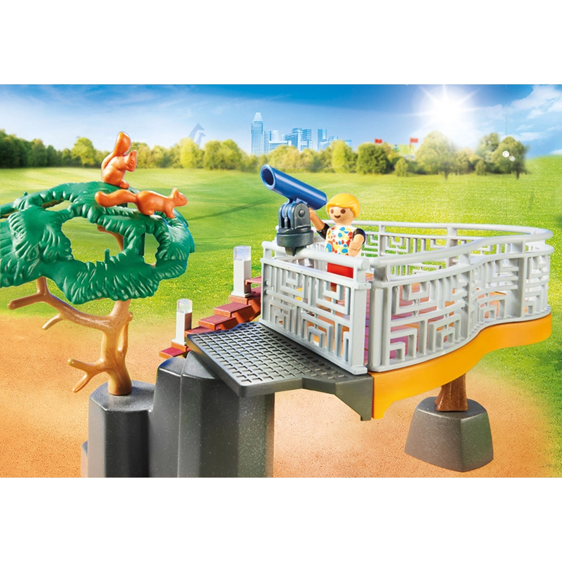 Playmobil - Outdoor Lion Enclosure- 61 Pcs | 4Y+