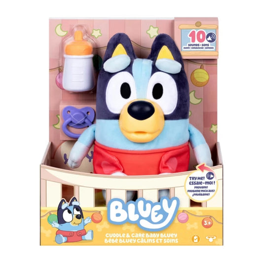Bluey - Cuddle & Care Baby Plush S13- Bluey | 3Y+