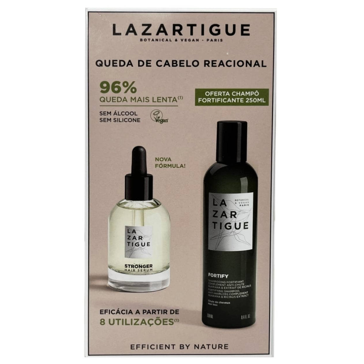 LAZARTIGUE مجموعة مصل الشعر الكثيف + شامبو فورتيفاي 50 مل + 250 مل LAZARTIGUE مجموعة مصل الشعر الكثيف + شامبو فورتيفاي 50 مل + 250 مل