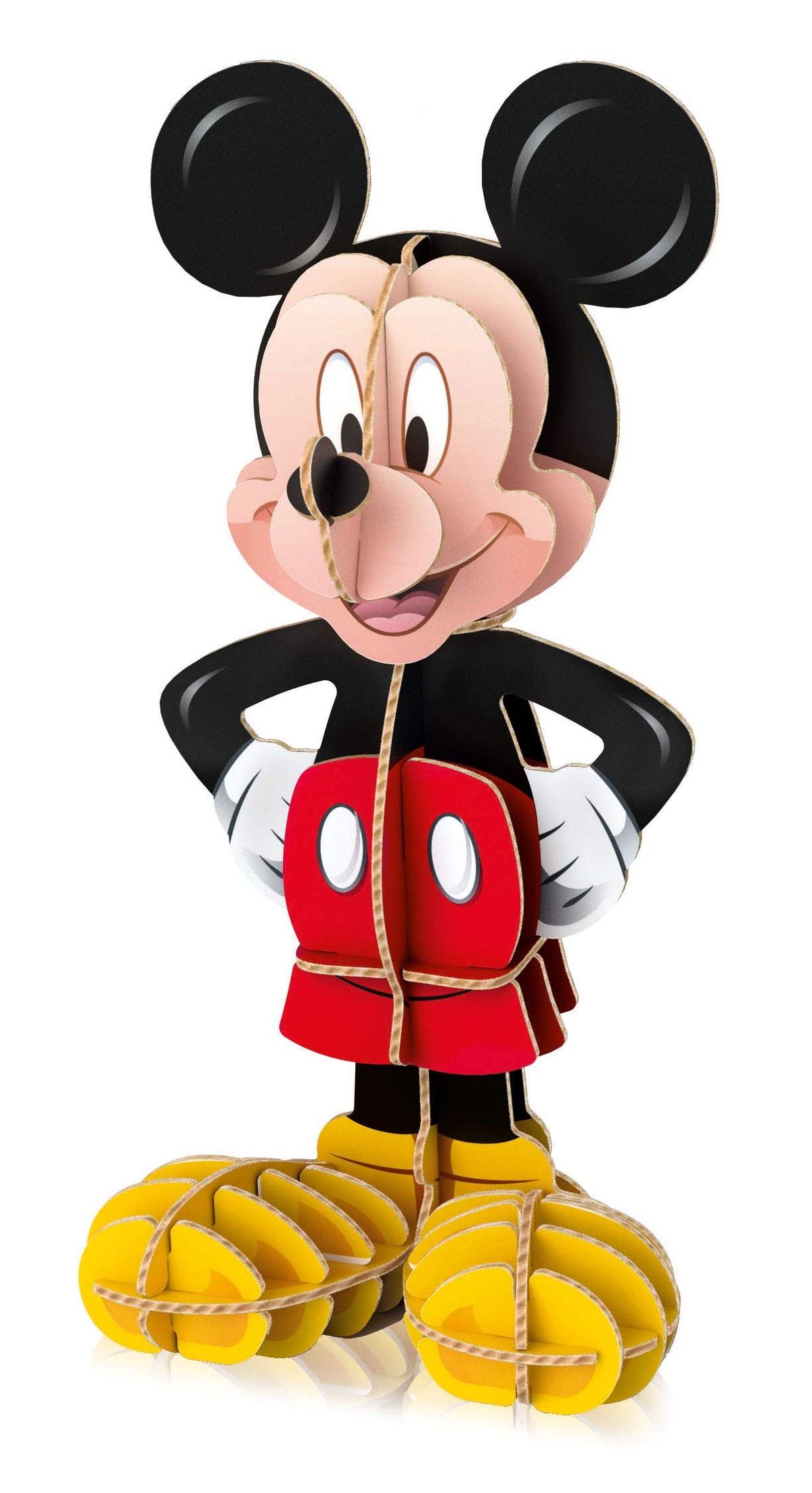 Assembled Clementoni Disney Mickey Mouse 3D model figure