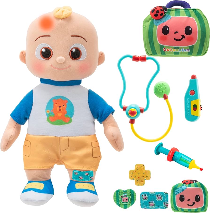 Cocomelon Peek-A-Boo Feature Plush Boo Boo JJ Cocomelon Peek-A-Boo Feature Plush Boo Boo JJ