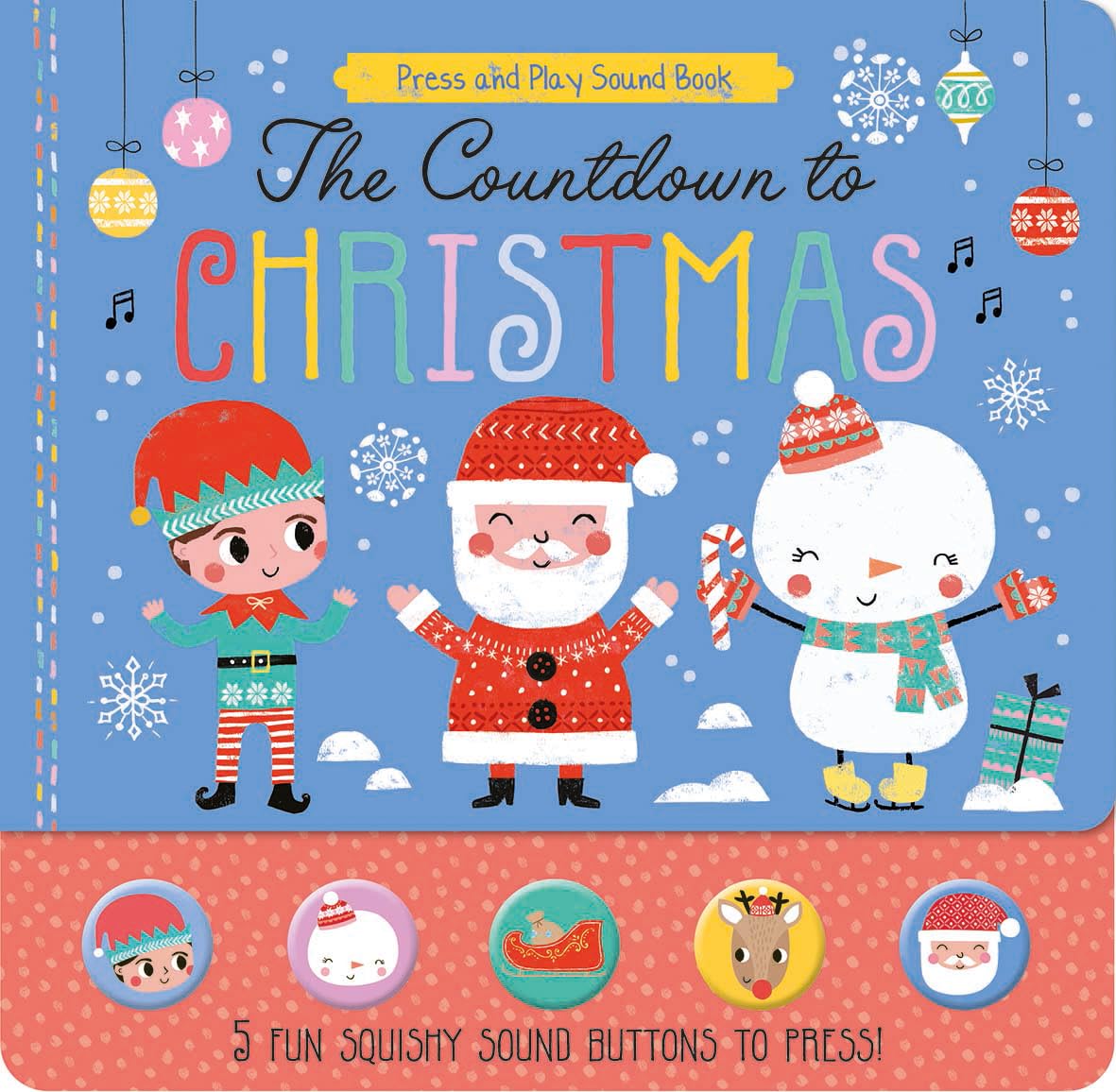 North Parade - Press & Play Silicone Sound Book: Countdown to Christmas | 0-12M