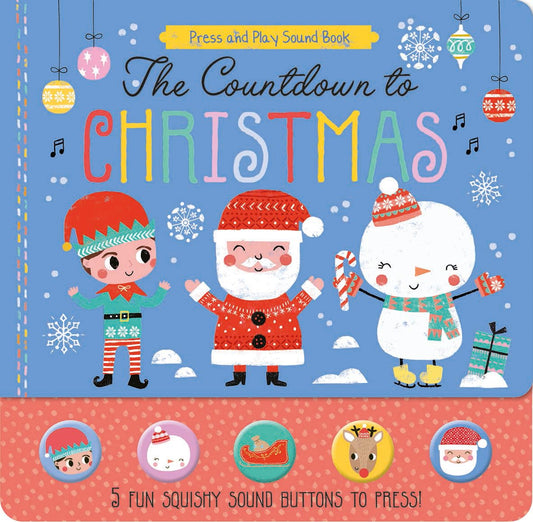 North Parade - Press & Play Silicone Sound Book: Countdown to Christmas