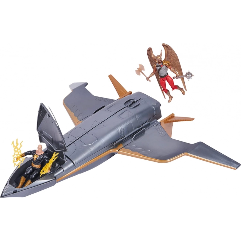 DC Universe - DC Black Adam Movie Hawk Cruiser with 4" figure Black Adam and Hawkman | 4Y+