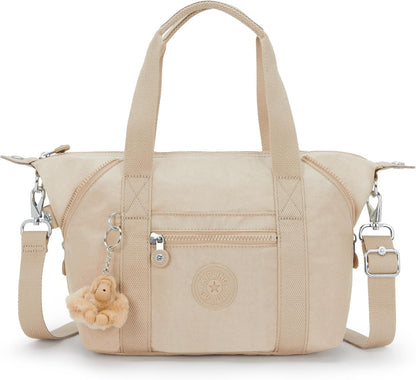 Kipling ART MINI Handbag Sparkled Beige - front view