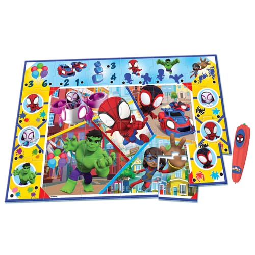 Clementoni Marvel Spidey Interactive Giant Floor Puzzle assembled — BambiniJO Jordan