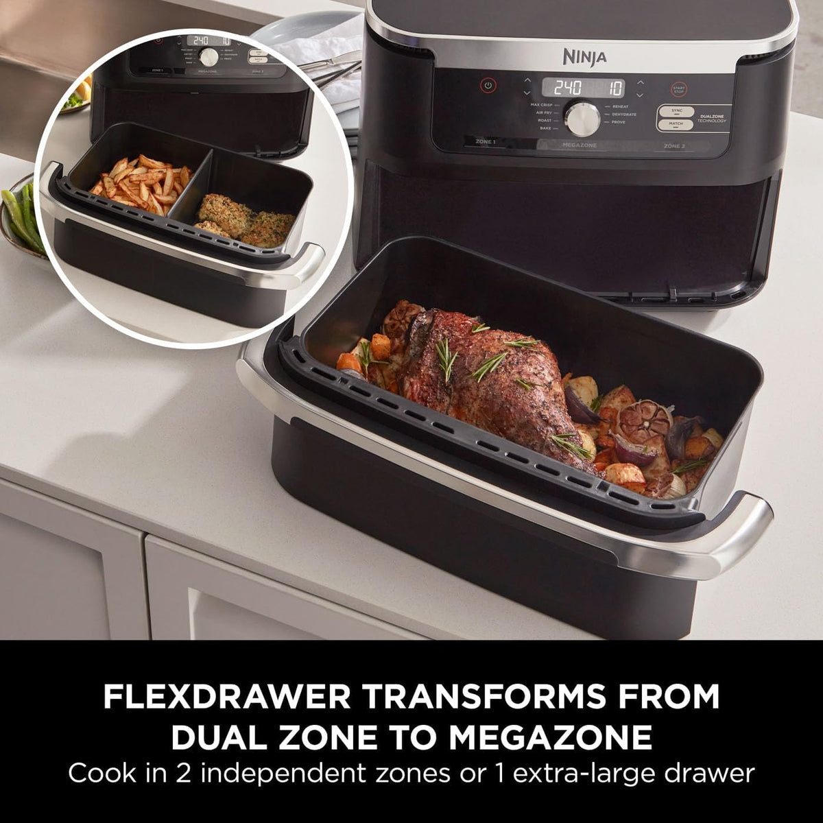 Ninja Foodi FlexDrawer Dual Air Fryer - 10.4L — BambiniJO Jordan