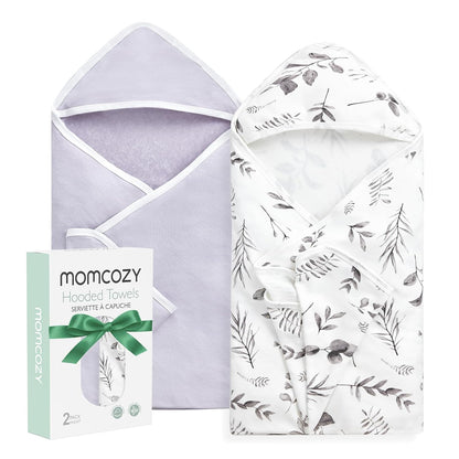 Momcozy Hooded Towel | 90x90 | Gray