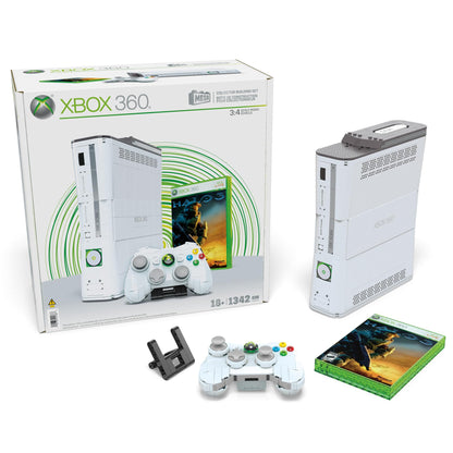 MEGA Microsoft Xbox 360 collectible building set box and built model